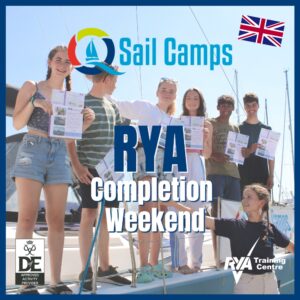 RYA Competent Crew or Day Skipper course weekend